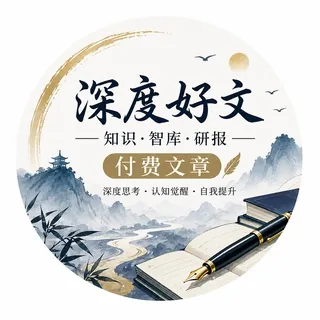 深度好文 | 知识·智库·研报(付费文章分享) 头像
