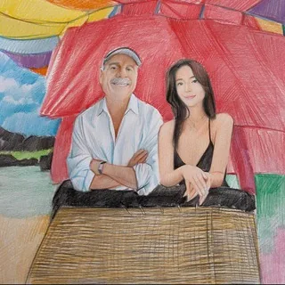 绘画素描 彩绘水彩 人设套图 头像